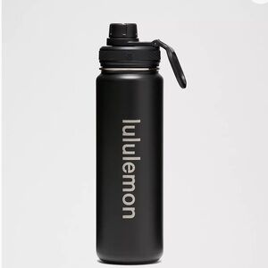 lululemon athletica Black Water Bottle Back To Life Sport Bottle 24oz